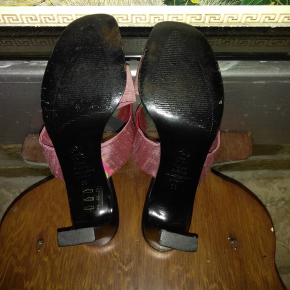 ETRO Multi Colored Satin Authentic Shoe Size 38/8 - Picture 8 of 8